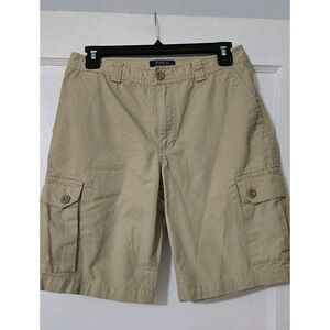 Youth Boys Polo Ralph Lauren Cargo Shorts Size 16 Khakis Beige